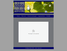 Tablet Screenshot of holzbau-malsch.de